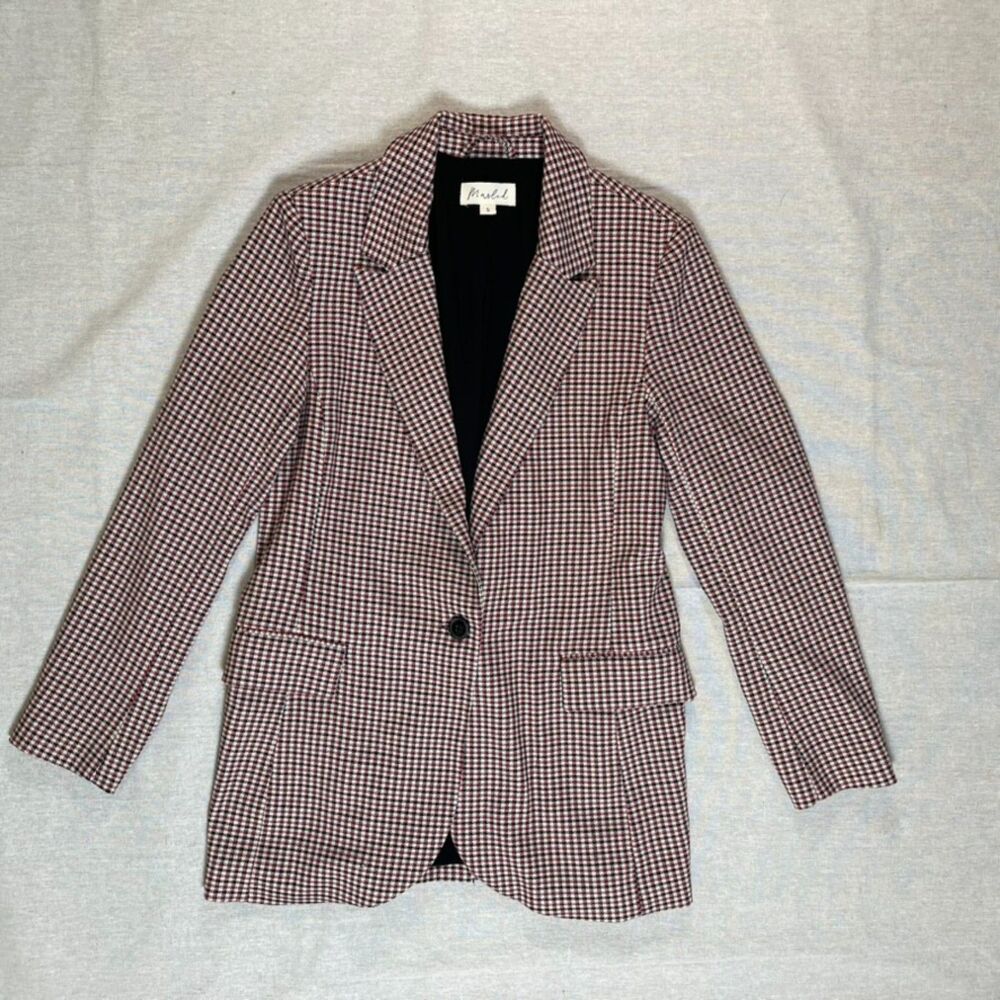 Marled | Oversized Fit Houndstooth Blazer | Small